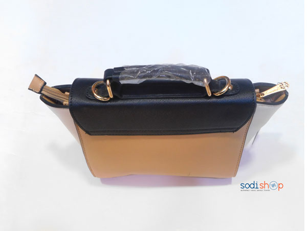 Sac à main couleur blanche noire KS0009 – Image 3