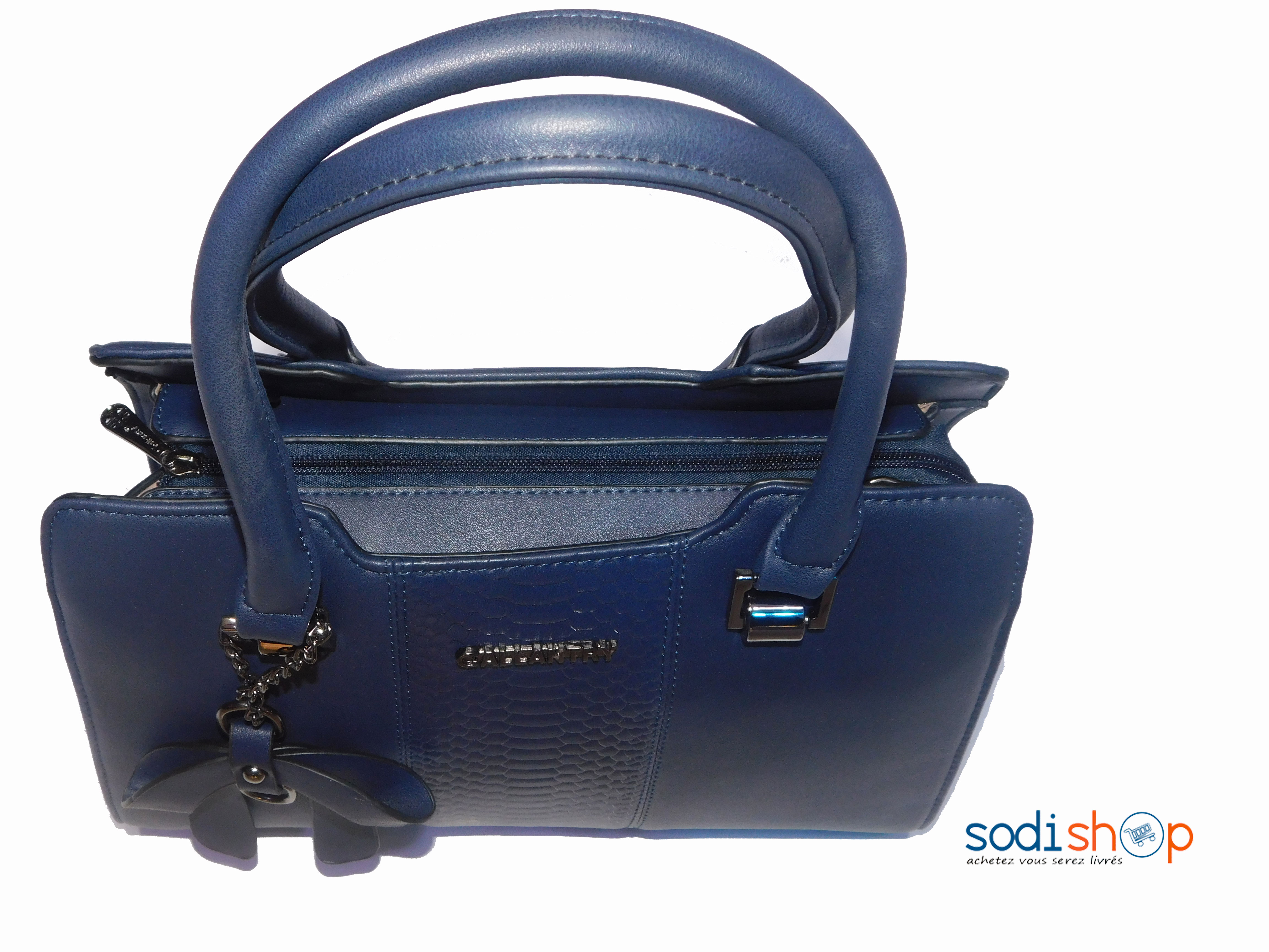 Sac à main couleur bleue foncée KS0009 – Image 3