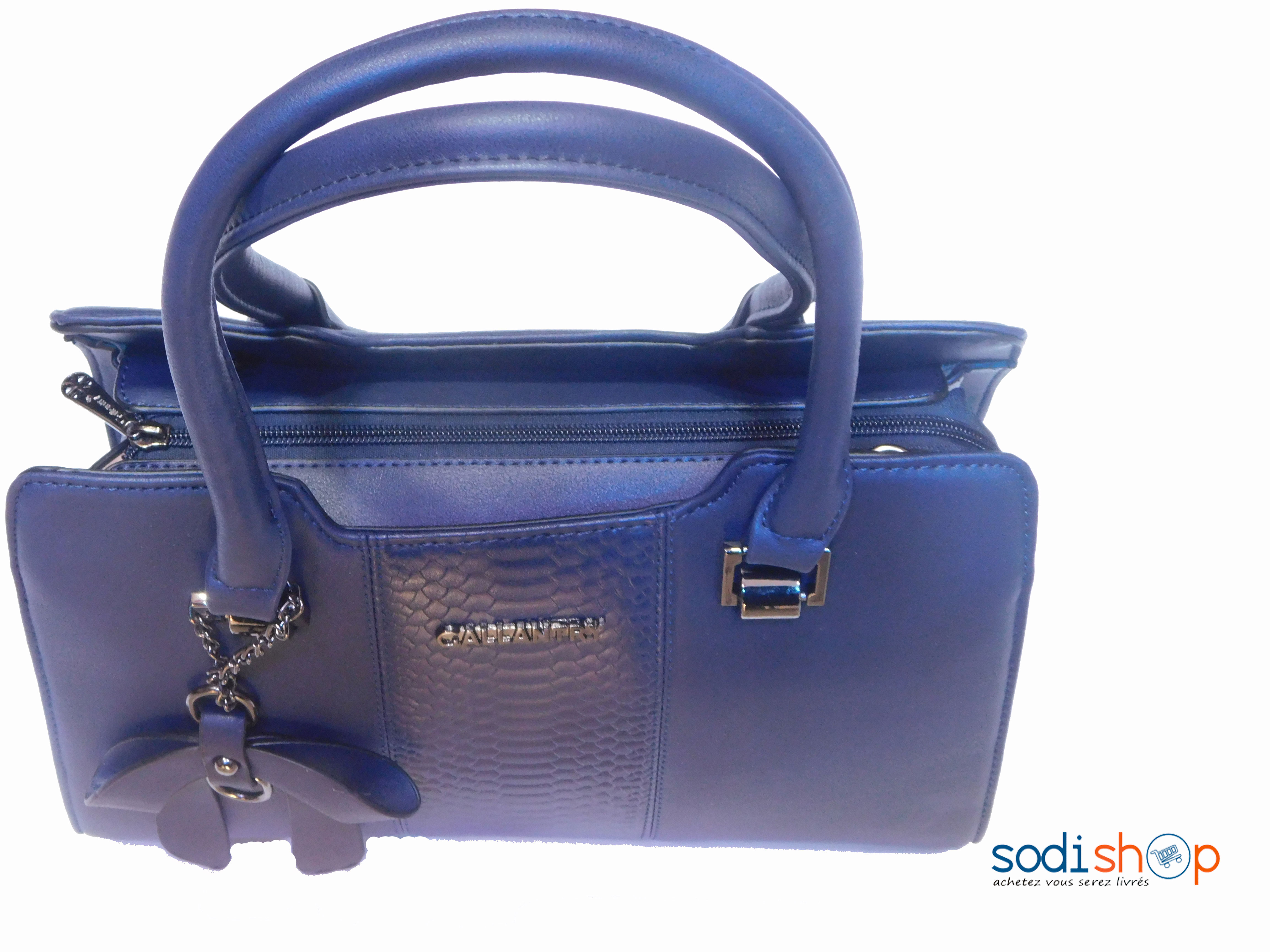 Sac à main couleur bleue foncée KS0009 – Image 4