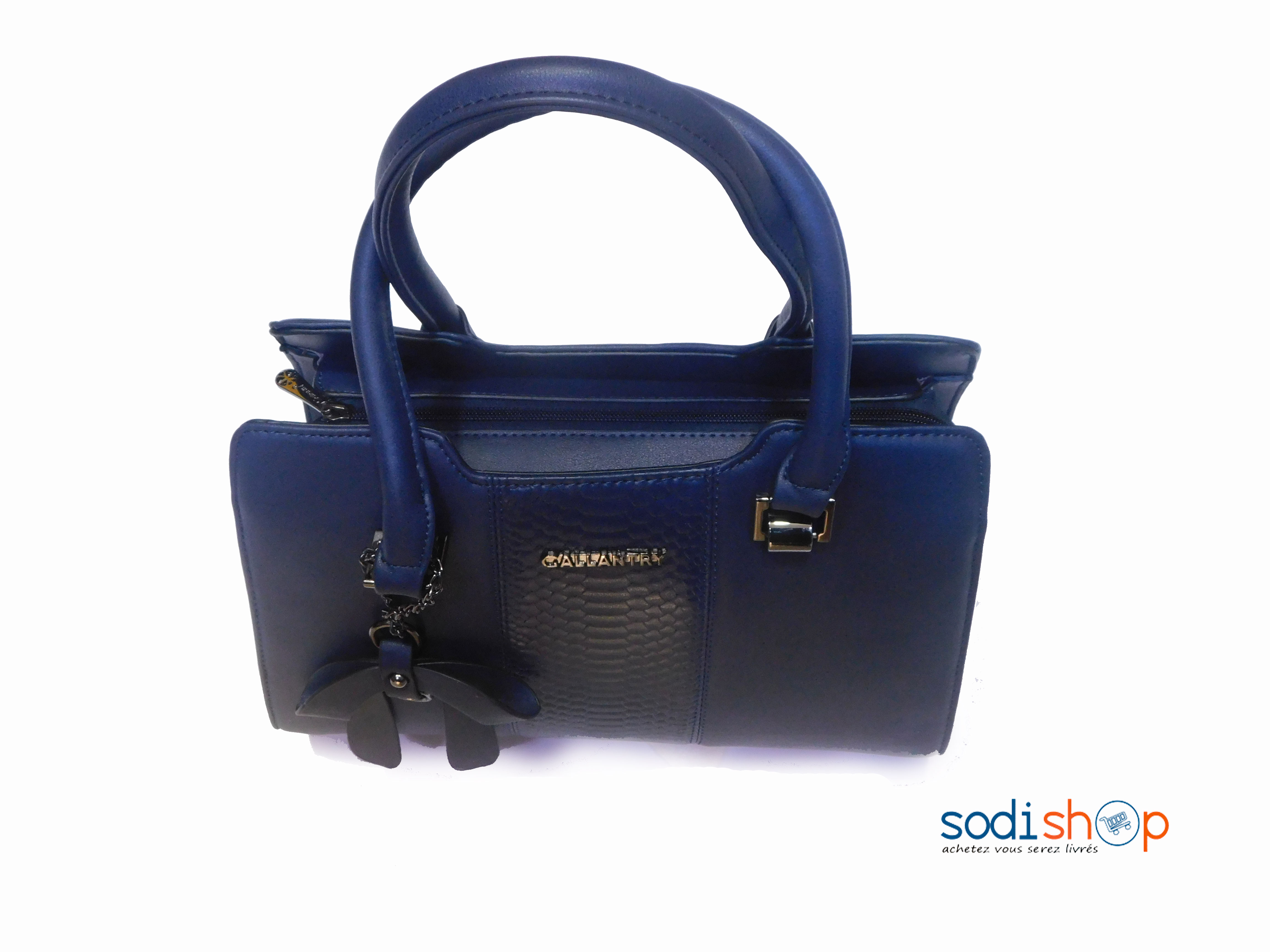 Sac à main couleur bleue foncée KS0009 – Image 5