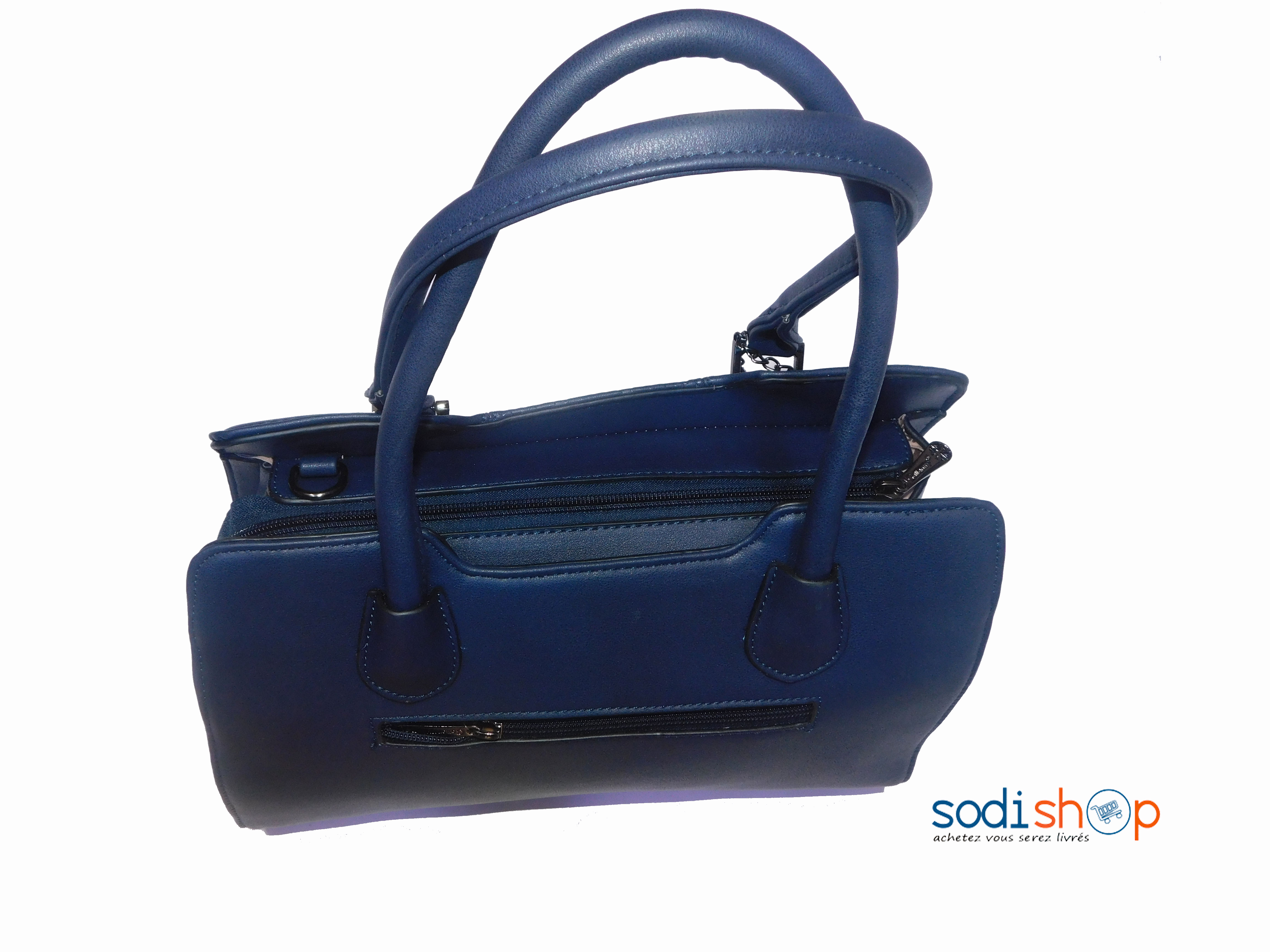 Sac à main couleur bleue foncée KS0009 – Image 9