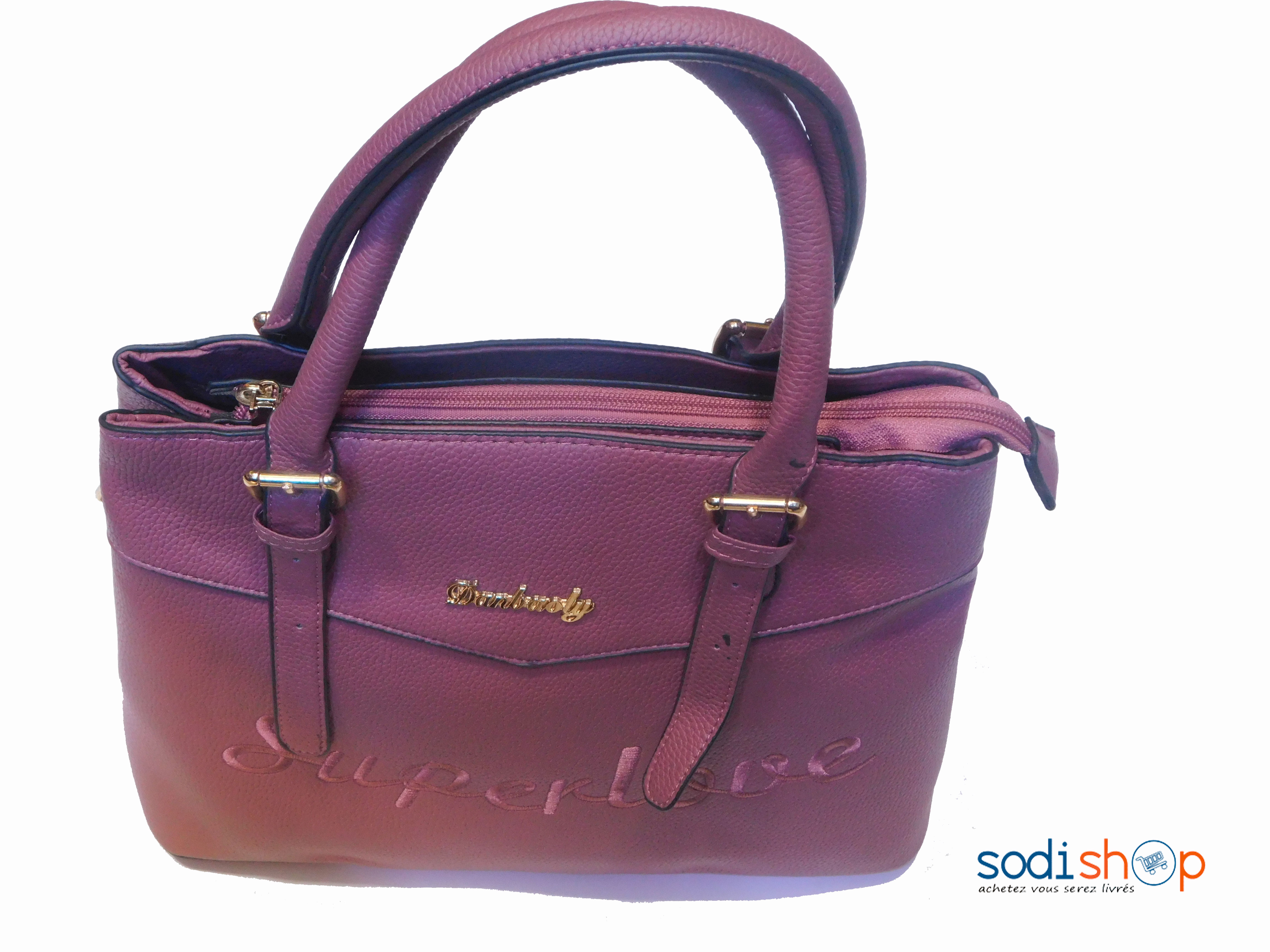 Sac à main couleur rose belle dame KS0009 – Image 2