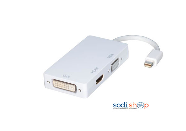 Display Thunderbid to VGA + HDMI + DVI Adaptateur