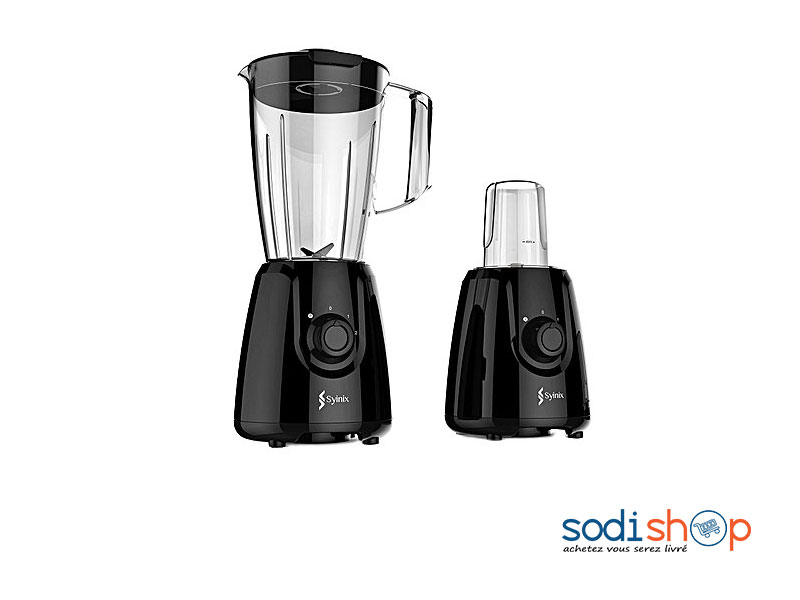 Mixeur Electrique Syinix 600Watts + Mini Broyeur BLNPPK-301 - 1.6Litres 4 Lames Tranchantes SYI0088 – Image 2