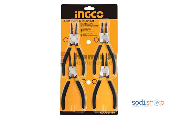 Jeux de 4 Pince Circlips INGCO – HCCPS01180