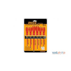 Série tournevis isolé 6PCS HKISD0608 Ingco