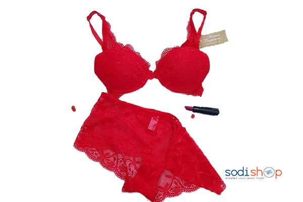 lingerie couleur Rouge taille 32A