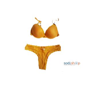 lingerie 2 jaune or 85 c petit taille