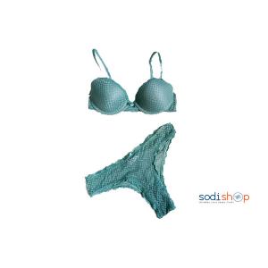 Lingerie vert turquoise taille 85c
