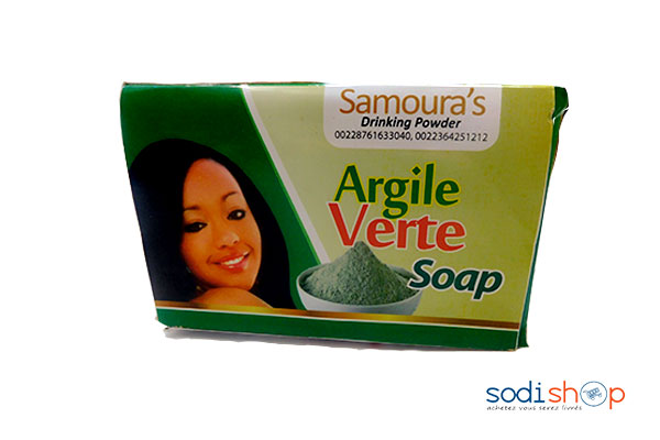 Savons d’argile verte soap samoura SAM0014