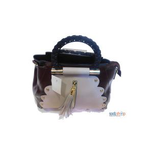 Sac a main couleur chocolat-KS0009
