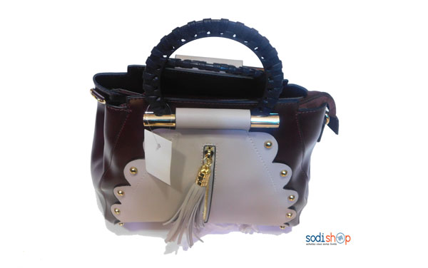 Sac a main couleur chocolat-KS0009