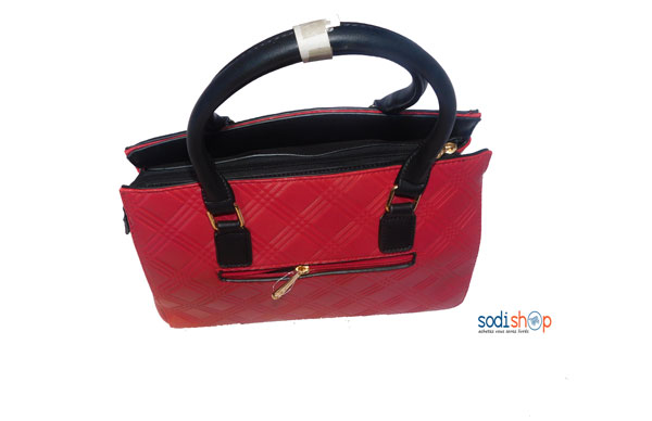 Sac a main couleur noir et rouge-KS0009 – Image 3