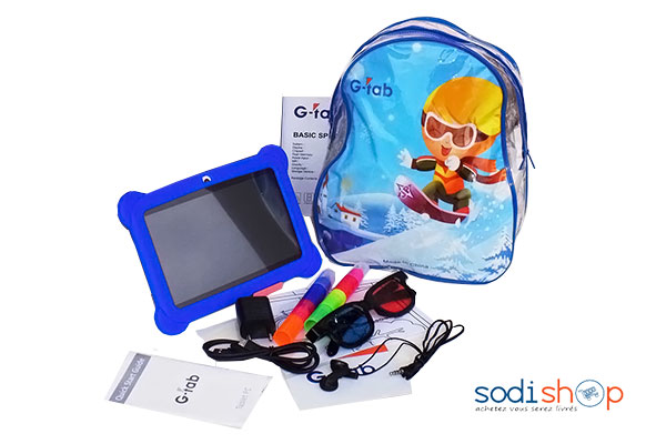Tablette Éducative pour enfants G-Tab Q66 Ecran 7" – Image 2