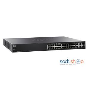 Switch Cisco SF300 24 ports Fast (Rapide) Ethernet 4 ports Gigabit Ethernet 2 ports SFP