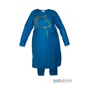 Complet tissu mode femme Bleu Collection Sodifini SODI00