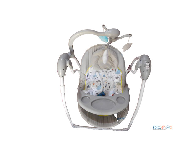 Jouet pour bébé de 0 à 3 ans chaise portable couleur Blanche - BC0070