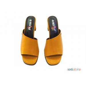 Sandale à Talon Femme Milano couleur jaune 33947-14-MI0023