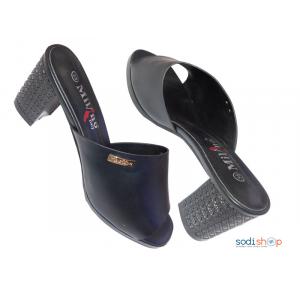 Sandale à Talon Pour Femme Milano couleur Noire 33947-14-MI0023