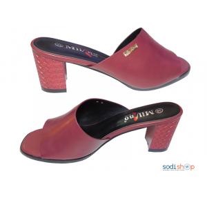 Sandale à Talon Pour Femme Milano Couleur Rouge 33947-14-MI0023