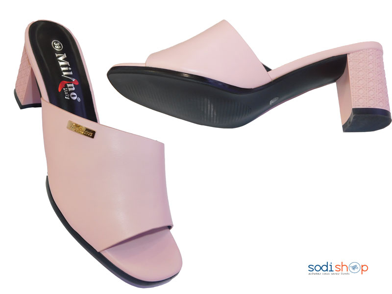 Sandale à Talon pour Femme Milano couleur violette claire 33947-14-MI0023