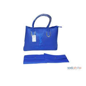 Sac à Main Yves Saint Laurent pour Femme Couleur bleue KS0009