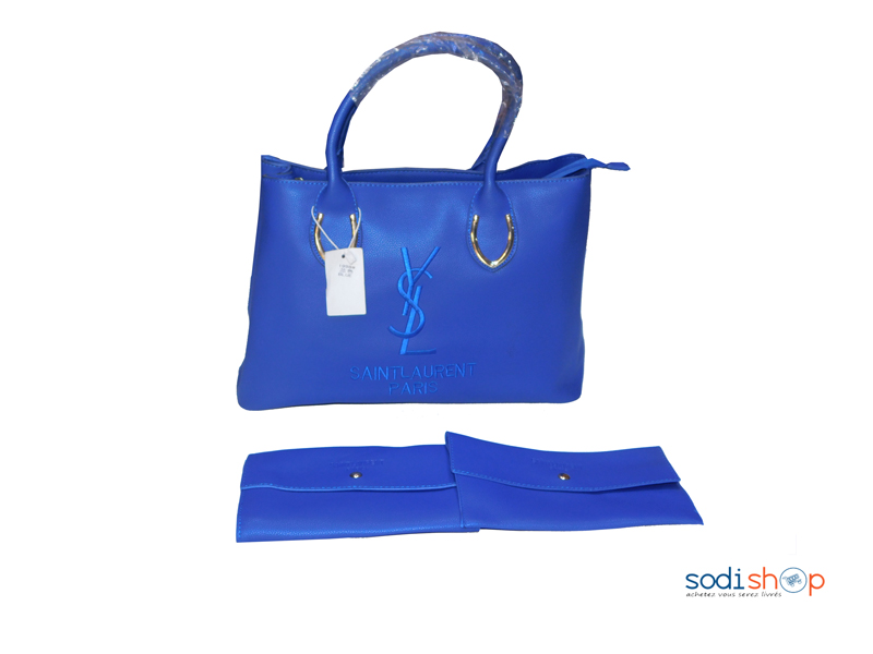 Sac à Main Yves Saint Laurent pour Femme Couleur bleue KS0009 – Image 2
