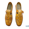 Chaussure pour homme mocassin en cuir jaune – Image 2