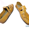 Chaussure pour homme mocassin en cuir jaune – Image 3