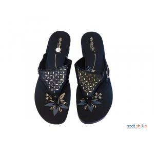 Sandale pour Femme couleur Noir simple KS0009