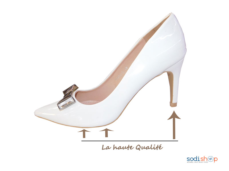 Escarpins Pour Femme Milano Couleur blanche 180002-2-MI0023 – Image 3