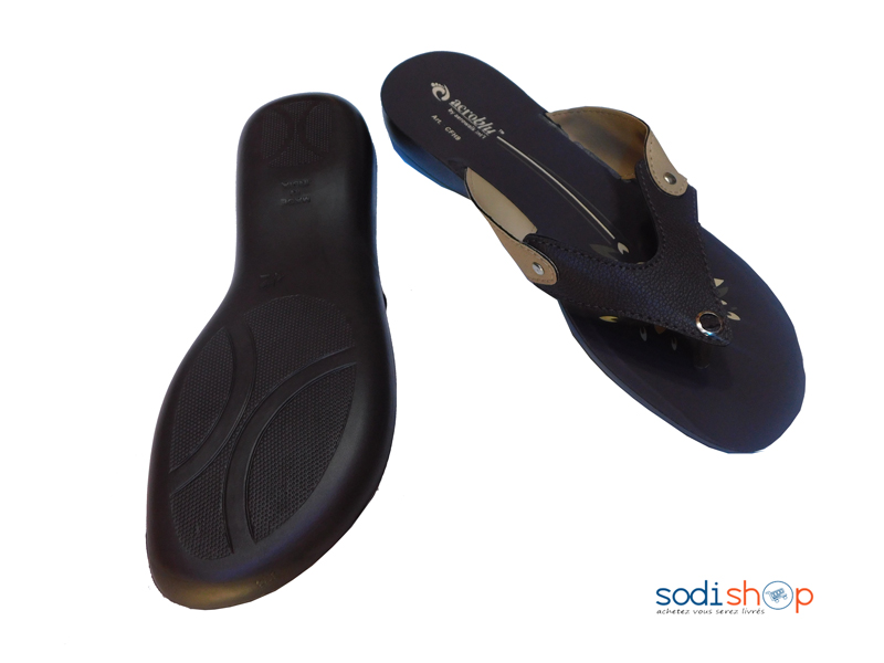 Sandale Pour Femme Noir KS0009 – Image 3