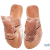 Chaussure pour homme sandale en cuir couleur chocolat