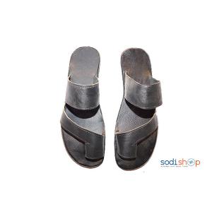 Chaussure en cuir pour homme Tapette couleur noire