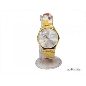 Montre Femme Swatch doré plaque or