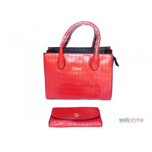 Sac à Main Hermes pour femme trois pièces couleur Rouge KS0009