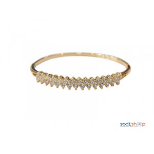 Bracelet pour Femme doré strasse en pierre