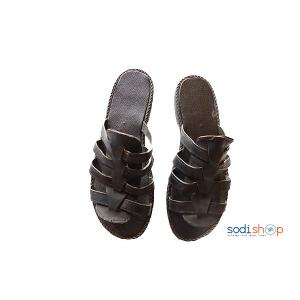 Chaussure pour homme en cuire noire