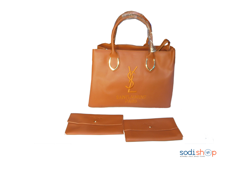 Sac à Main Yves Saint Laurent pour Femme Couleur Marron KS0009