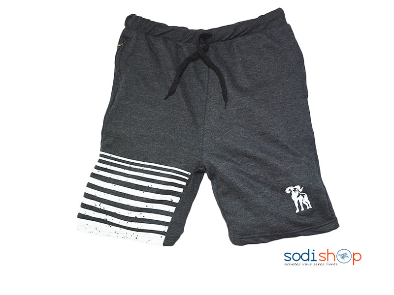 Short Culotte en coton - Noir - Relax - AB0021