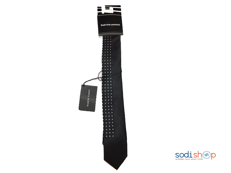 Cravate Couleur Noir Motif
