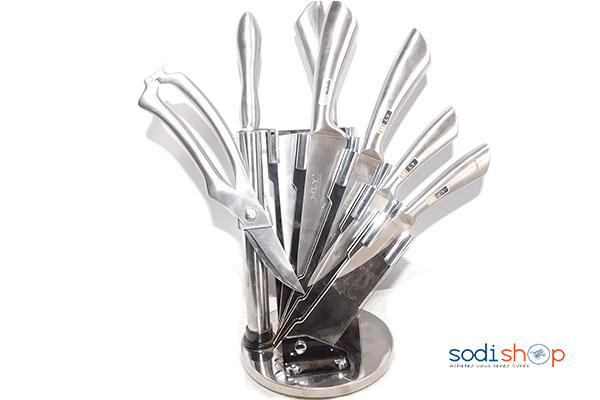Couteau de Cuisine en inox paquet de 6 pièces - FT0018