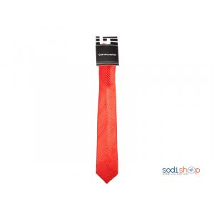 Cravate couleur rouge simple Pour Homme
