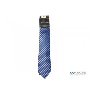 Cravate couleur Bleue Marine +rayure pour Homme