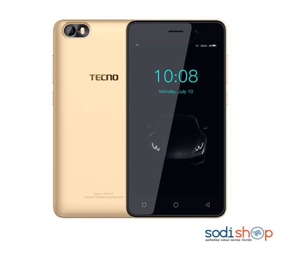 Téléphone Portable Smartphone Tecno F1 8Go ecran 5pouces Android 8.1 Camera 2MP MA0016