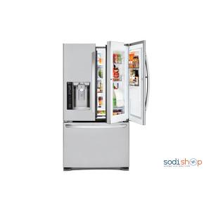 Réfrigérateur LG  de style français à quatre portes de 27 pi³ - Argent LG0017