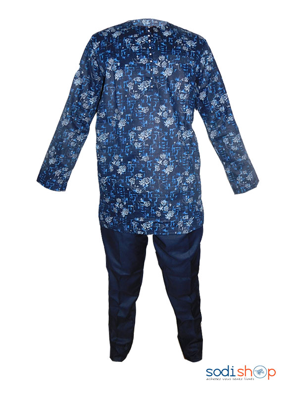 Sodinifi - Ensemble pour Homme - Tissu Class et Sobre - Manches longues couleur Bleue foncée - Sodi0022