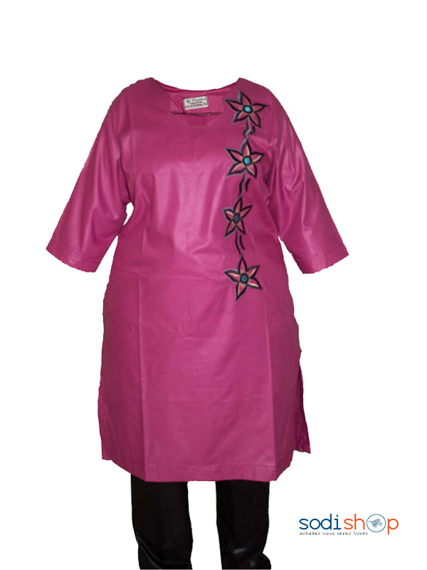 sodifini - Ensemble Rose et Noir pour Femme style Africain - MJ0021