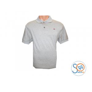 Polo Homme class en coton couleur gris - BO0019