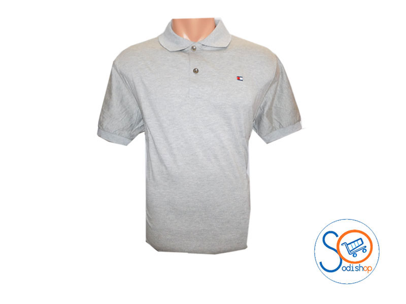Polo Homme class en coton couleur gris - BO0019